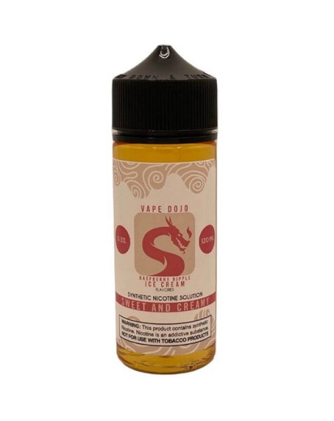 Raspberry Ripple Ice Cream Tobacco Free Nicotine Vape Juice by Vape Dojo E-Liquid