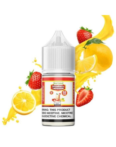 Strawberry Lemonade by Pod Juice Nicotine Salt E-Liquid