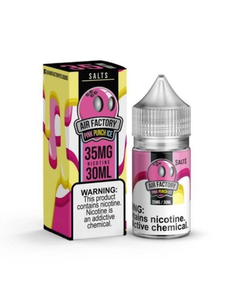 Pink Punch Ice Tobacco Free Nicotine Salt Juice by Air Factory