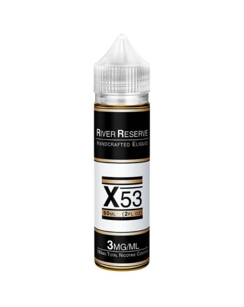 X-53 Tobacco Free Nicotine E-liquid by River Reserve