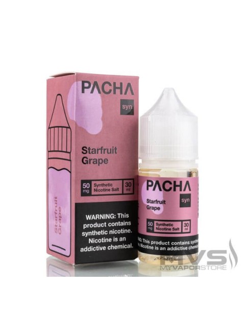 Starfruit Grape Tobacco Free Nicotine Salt by Pacha Syn