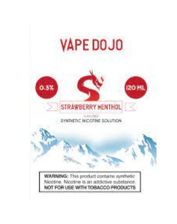 Strawberry Menthol Tobacco Free Nicotine Vape Juic...