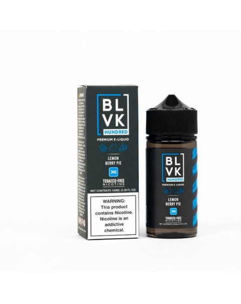 BLVK Hundred Lemon Berry Pie Tobacco Free Nicotine E-liquid