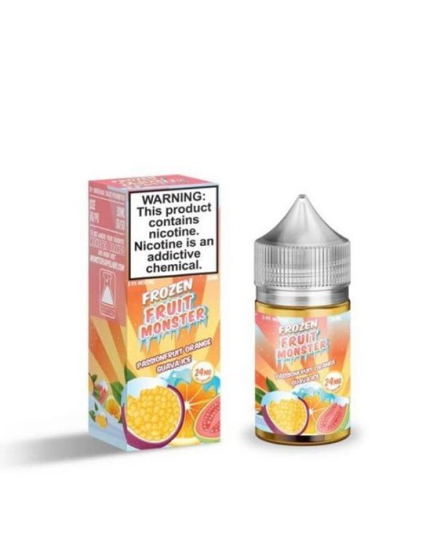 Passionfruit Orange Guava Ice Nicotine Salt by Frozen Fruit Monster E-Liquid