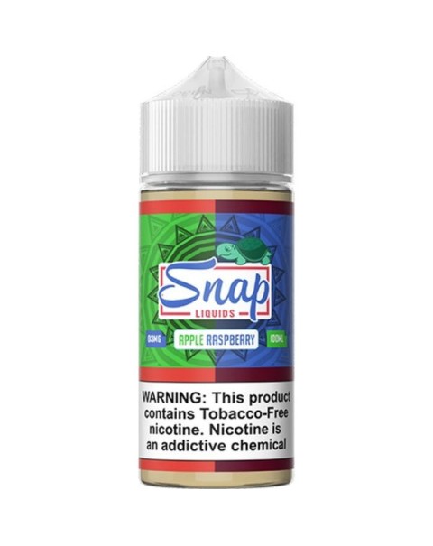 Apple Raspberry Tobacco Free Nicotine Vape Juice by Snap Liquids