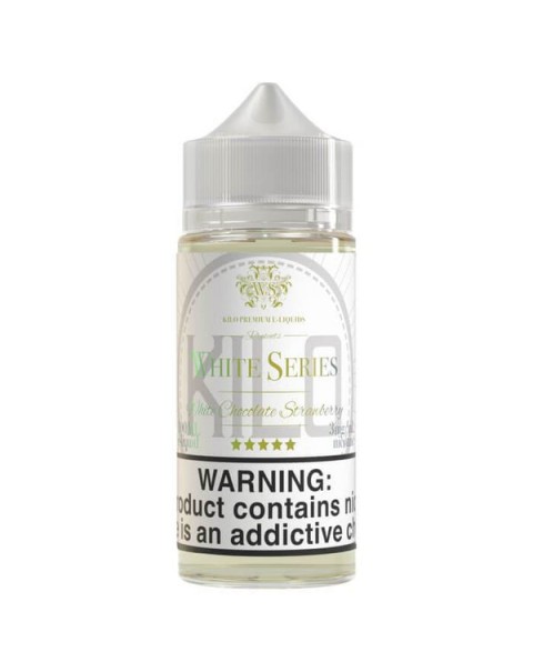 White Chocolate Strawberry (100ml) by Kilo E-Liquids White Series