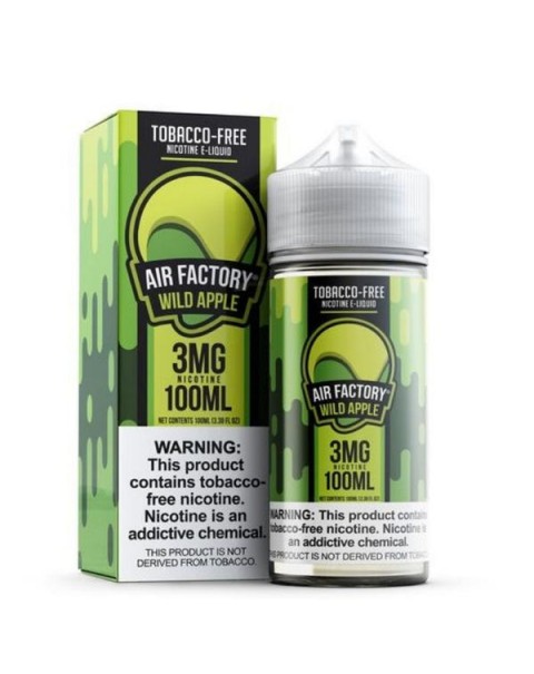 Wild Apple Tobacco Free Nicotine Vape Juice by Air Factory