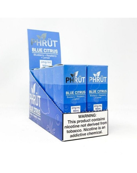 Blue Citrus Tobacco Free Nicotine Vape Juice by Phrut