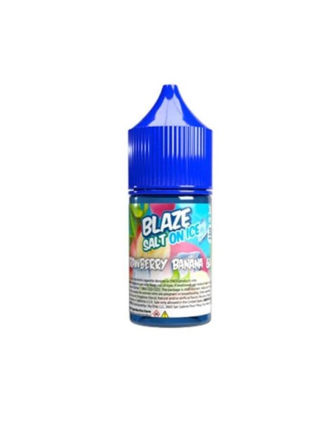 Strawberry Banana Chew Nicotine Salt by Blaze On Ice E-Liquid