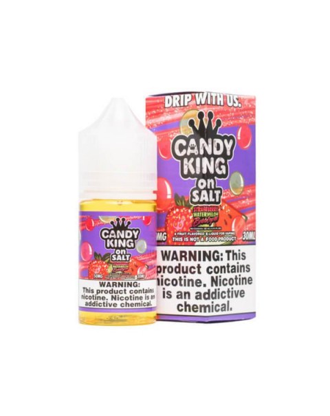 Strawberry Watermelon Nicotine Salt by Candy King On Salt eJuice