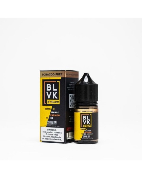 Mango Passion Ice Tobacco Free Nicotine Salt Juice by BLVK N' Yellow