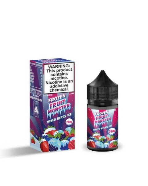 Mixed Berry Ice Tobacco Free Nicotine Salt Juice by Frozen Fruit Monster