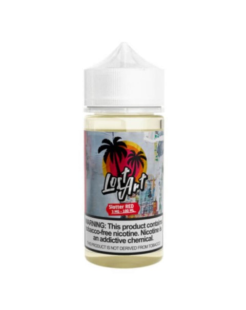 Slotter Red Tobacco Free Nicotine E-liquid by Lost Art