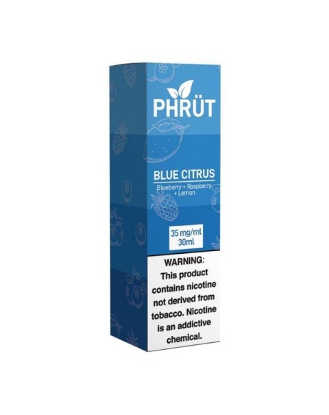 Blue Citrus Tobacco Free Nicotine Salt Juice by Phrut