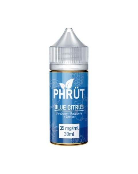 Blue Citrus Tobacco Free Nicotine Salt Juice by Phrut