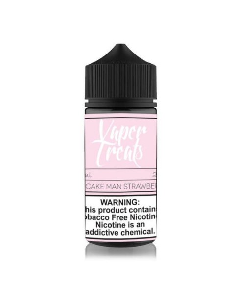 The Cupcake Man Strawberry Tobacco Free Nicotine Vape Juice by Vaper Treats