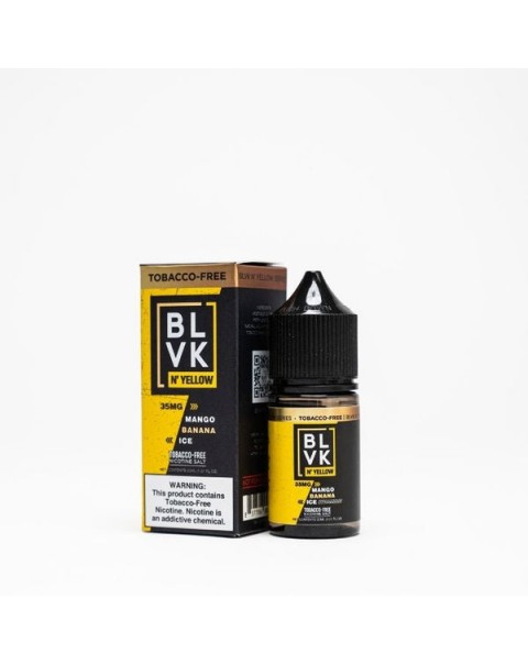 Mango Banana Ice Tobacco Free Nicotine Salt Juice by BLVK N' Yellow