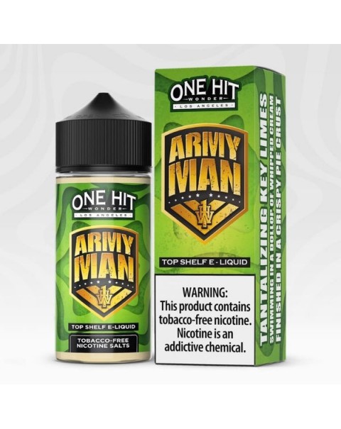 Army Man Tobacco Free Nicotine Vape Juice by One Hit Wonder