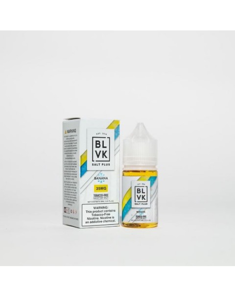 Banana Tobacco Free Nicotine Salt Juice by BLVK Salt Plus