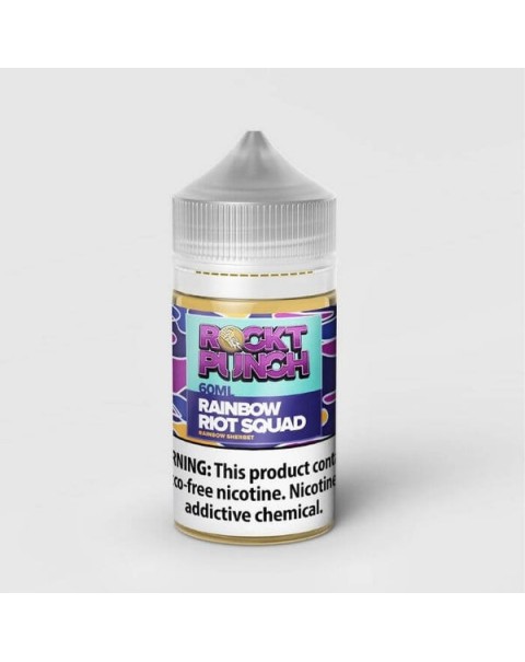 Rainbow Riot Squad Tobacco Free Nicotine Vape Juice by Rockt Punch