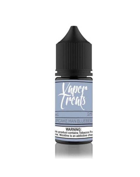 The Cupcake Man Blueberry Tobacco Free Nicotine Salt Juice by Vaper Treats