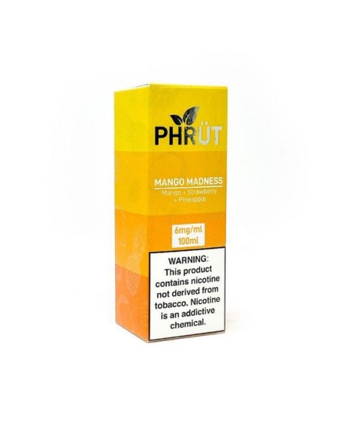 Mango Madness Tobacco Free Nicotine Vape Juice by Phrut