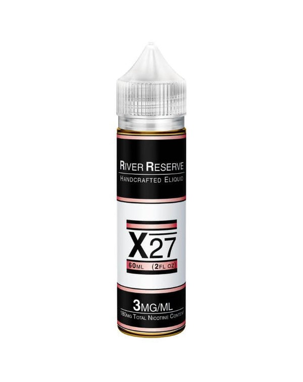 X-27 Tobacco Free Nicotine E-liquid by River Reser...