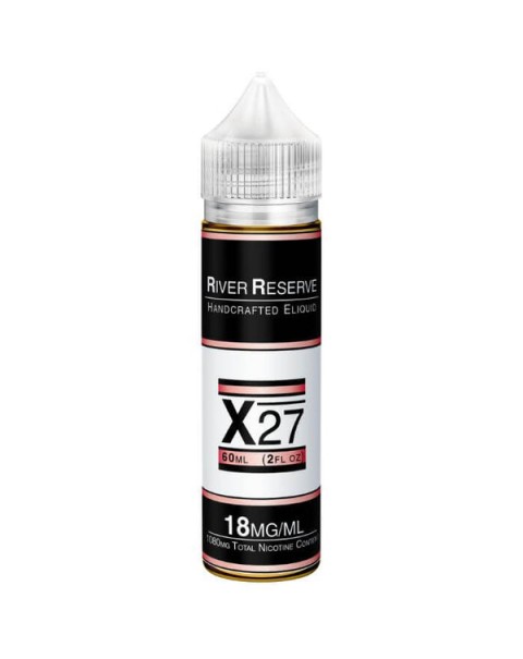 X-27 Tobacco Free Nicotine E-liquid by River Reserve