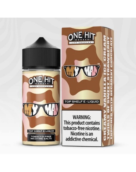 My Man Tobacco Free Nicotine Vape Juice by One Hit Wonder