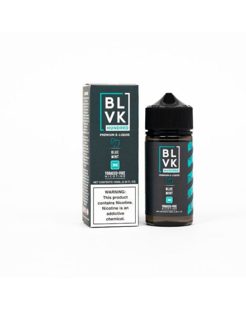 BLVK Hundred Blue Mint Tobacco Free Nicotine E-liquid