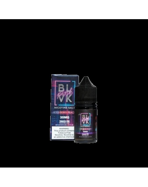 Iced Berry Peach Tobacco Free Nicotine Salt Juice by BLVK Pink