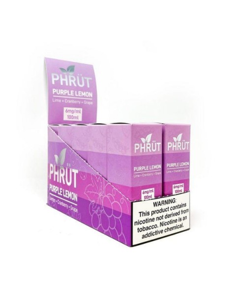 Purple Lemon Tobacco Free Nicotine Vape Juice by Phrut