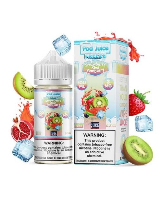 Strawberry Kiwi Pomberry Freeze Tobacco Free Nicot...