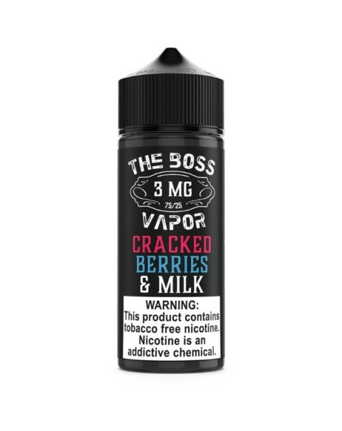 Cracked Berries And Milk Tobacco Free Nicotine Vape Juice by The Boss Vapor