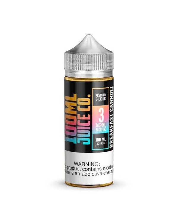 Breakfast Cannoli by 100ML Juice Co eJuice