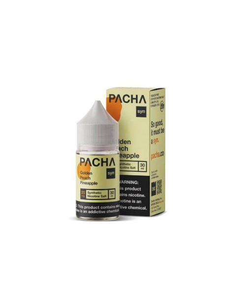 Golden Peach Pineapple Tobacco Free Nicotine Salt by Pacha Syn