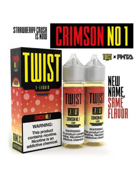 Crimson No. 1 (Strawberry Crush) Nicotine Salt by Twist E-Liquids