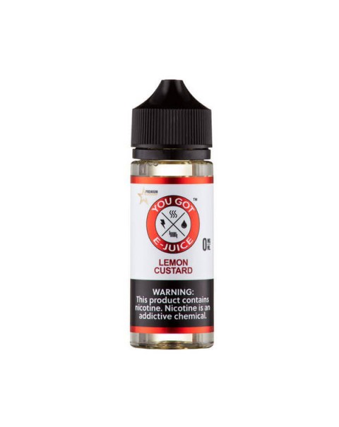 Lemon Custard Synthetic Nicotine Vape Juice by You Got E-Juice