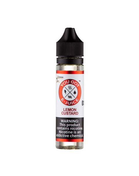 Lemon Custard Synthetic Nicotine Vape Juice by You Got E-Juice