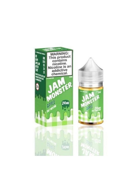 Apple Tobacco Free Nicotine Salt Juice by Jam Monster