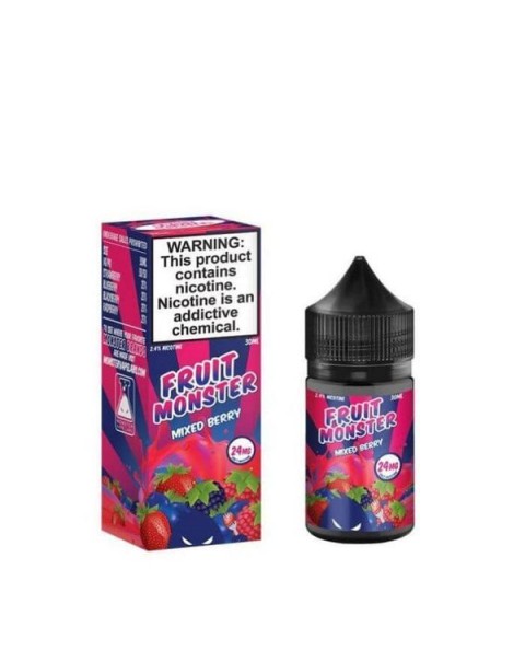 Mixed Berry Tobacco Free Nicotine Salt Juice by Fruit Monster