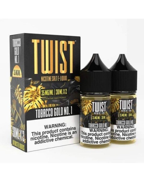 Tobacco Gold No. 1 Nicotine Salt Juice by Twist E-Liquids