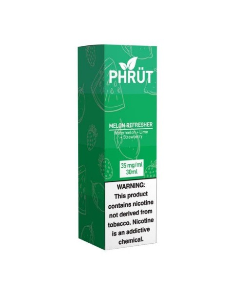 Melon Refresher Tobacco Free Nicotine Salt Juice by Phrut