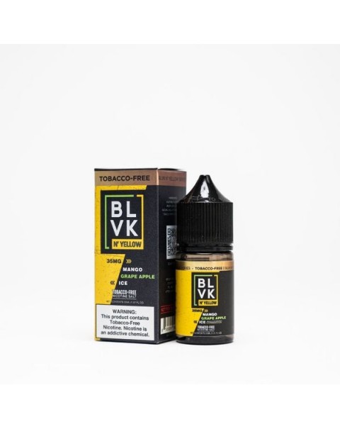 Mango Grape Apple Ice Tobacco Free Nicotine Salt Juice by BLVK N' Yellow