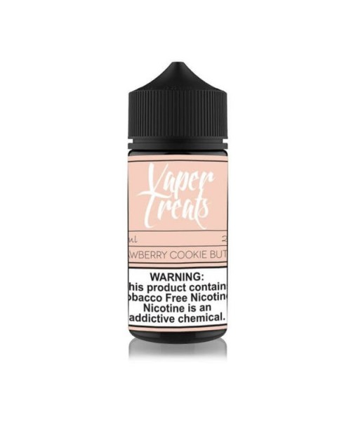 Strawberry Cookie Butter Tobacco Free Nicotine Vape Juice by Vaper Treats