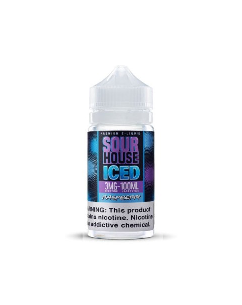 Sour Raspberry Vape Juice by Sour House Iced Premium E-Liquid