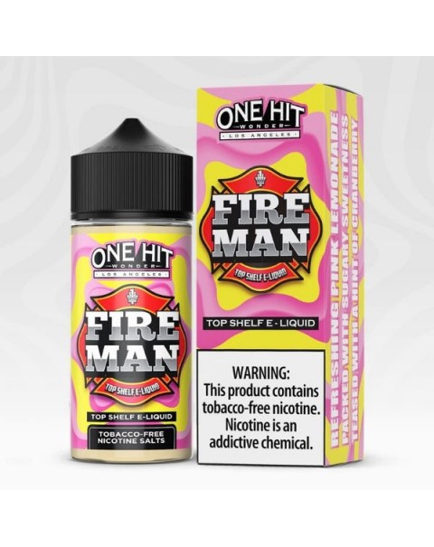 Fire Man Tobacco Free Nicotine Vape Juice by One Hit Wonder