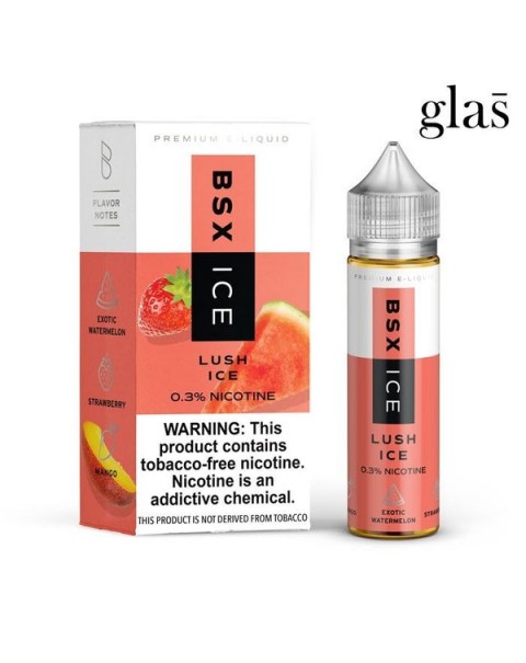 Lush Ice Tobacco Free Nicotine Vape Juice by BSX Series (Former Glas Basix Series)