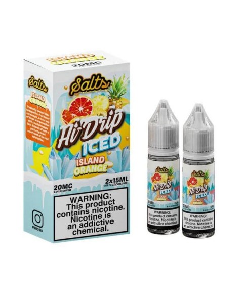 Island Orange by Hi-Drip Iced Nicotine Salt E-Liquid