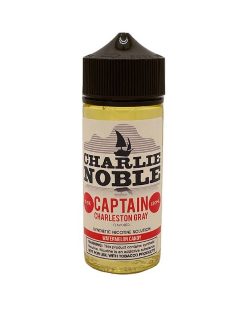 Captain Charleston Gray Tobacco Free Nicotine Vape Juice by Charlie Noble E-Liquid